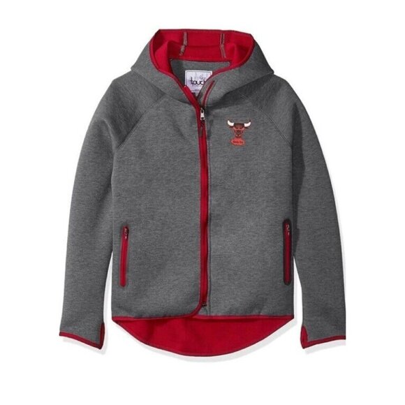 Touch by Alyssa Milano Jackets & Blazers - NBA Chicago Bulls Drop Kick Jacket Womens Small Touch by Alyssa Milano Grey